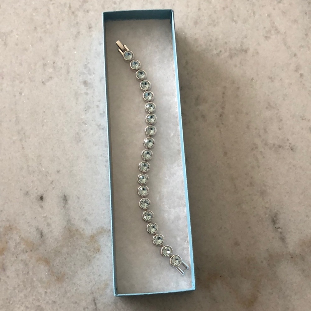Swarovski ice blue bracelet
